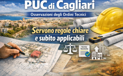 PUC di Cagliari, osservazioni degli Ordini tecnici: «Servono regole chiare e subito applicabili»