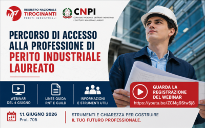 Webinar CNPI – Percorso di accesso alla professione di Perito Industriale Laureato